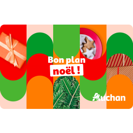 E carte cadeau Auchan Noel Ma Carte Cadeau