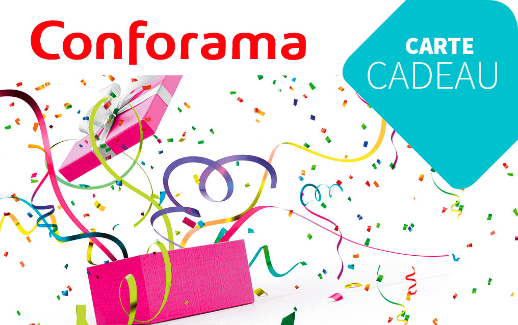Ecarte cadeau Conforama